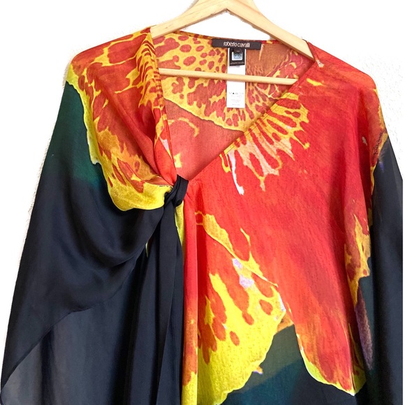 Roberto Cavalli Asymmetrical Blouse - Picture 4 of 12